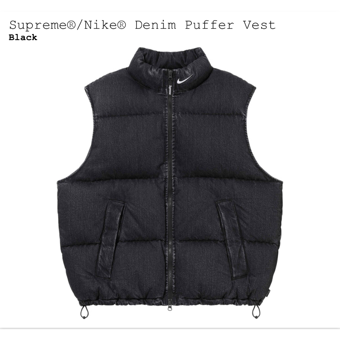 Supreme - Supreme®/Nike® Denim Puffer Vestの通販 by アド's Supreme - Supreme®/Nike® Denim Puffer Vestの通販 by アド's