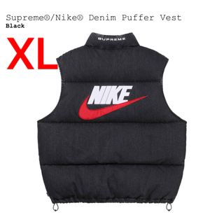 シュプリーム(Supreme)のSupreme®/Nike® Denim Puffer Vest(ダウンベスト)