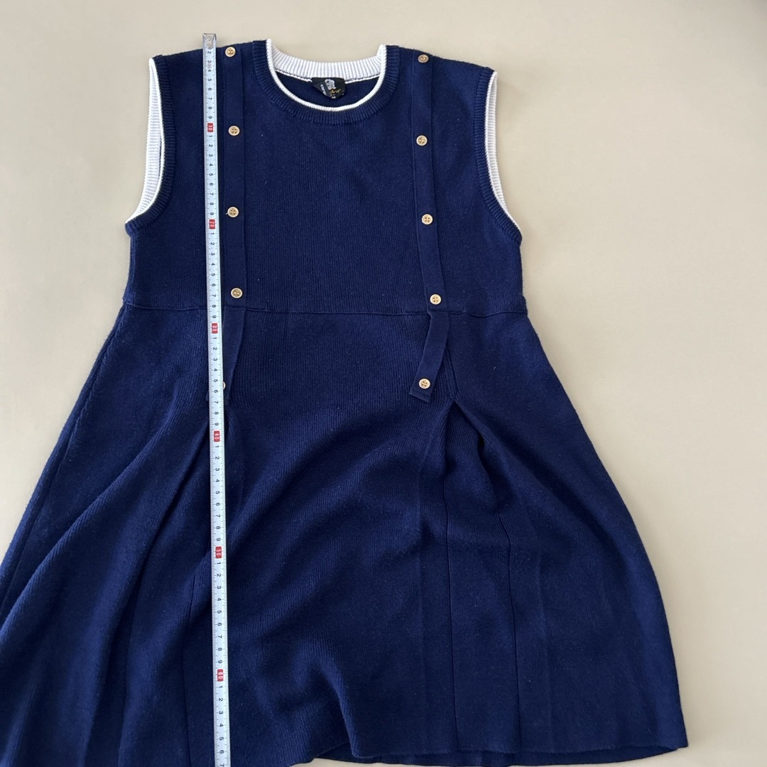 レトロワンピース　キッズサイズ キッズ/ベビー/マタニティのキッズ服女の子用(90cm~)(ワンピース)の商品写真