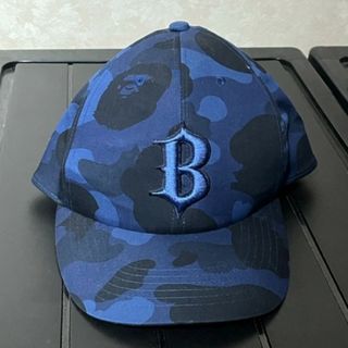 A BATHING APE - A BATHING APE ベースボールキャップ青カモ