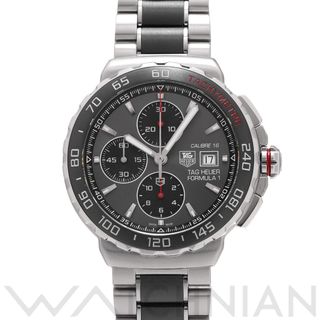 タグホイヤー(TAG Heuer)の中古 タグ ホイヤー TAG HEUER CAU2011.BA0873 グレー /ブラック メンズ 腕時計(腕時計(アナログ))