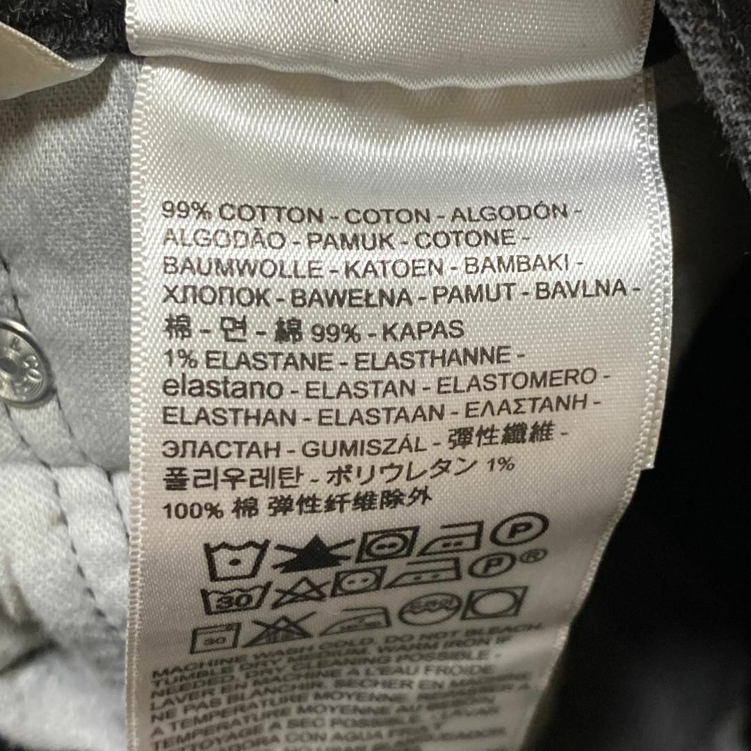 Levi's(リーバイス)のリーバイス510 ブラックデニム ジーンズ W34 スキニー ストレッチ c14 メンズのパンツ(デニム/ジーンズ)の商品写真