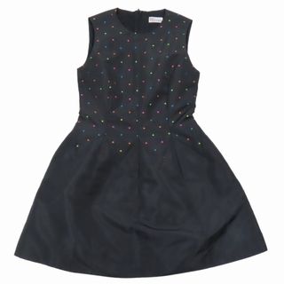 RED VALENTINO ノースリーブ ワンピース フレアスカート(ひざ丈ワンピース)