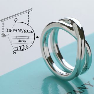 ティファニー(Tiffany & Co.)の極美品 TIFFANY&Co. ティファニー クロス リング 925 12.5号(リング(指輪))