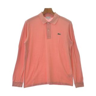 ラコステ(LACOSTE)のLACOSTE ラコステ ポロシャツ S ピンク 【古着】【中古】(ポロシャツ)