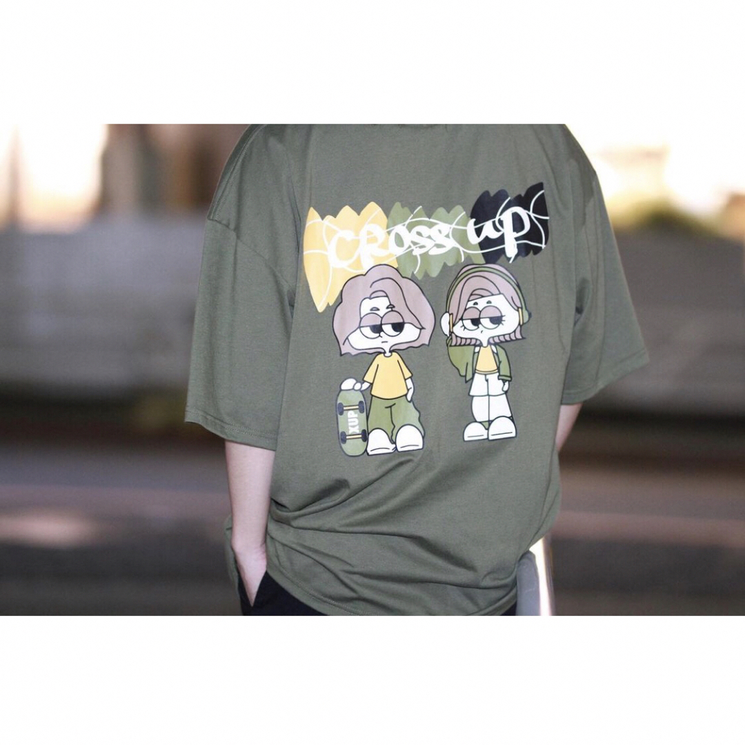  xup character T shirt Lサイズ　完売品　男女兼用 レディースのトップス(シャツ/ブラウス(長袖/七分))の商品写真