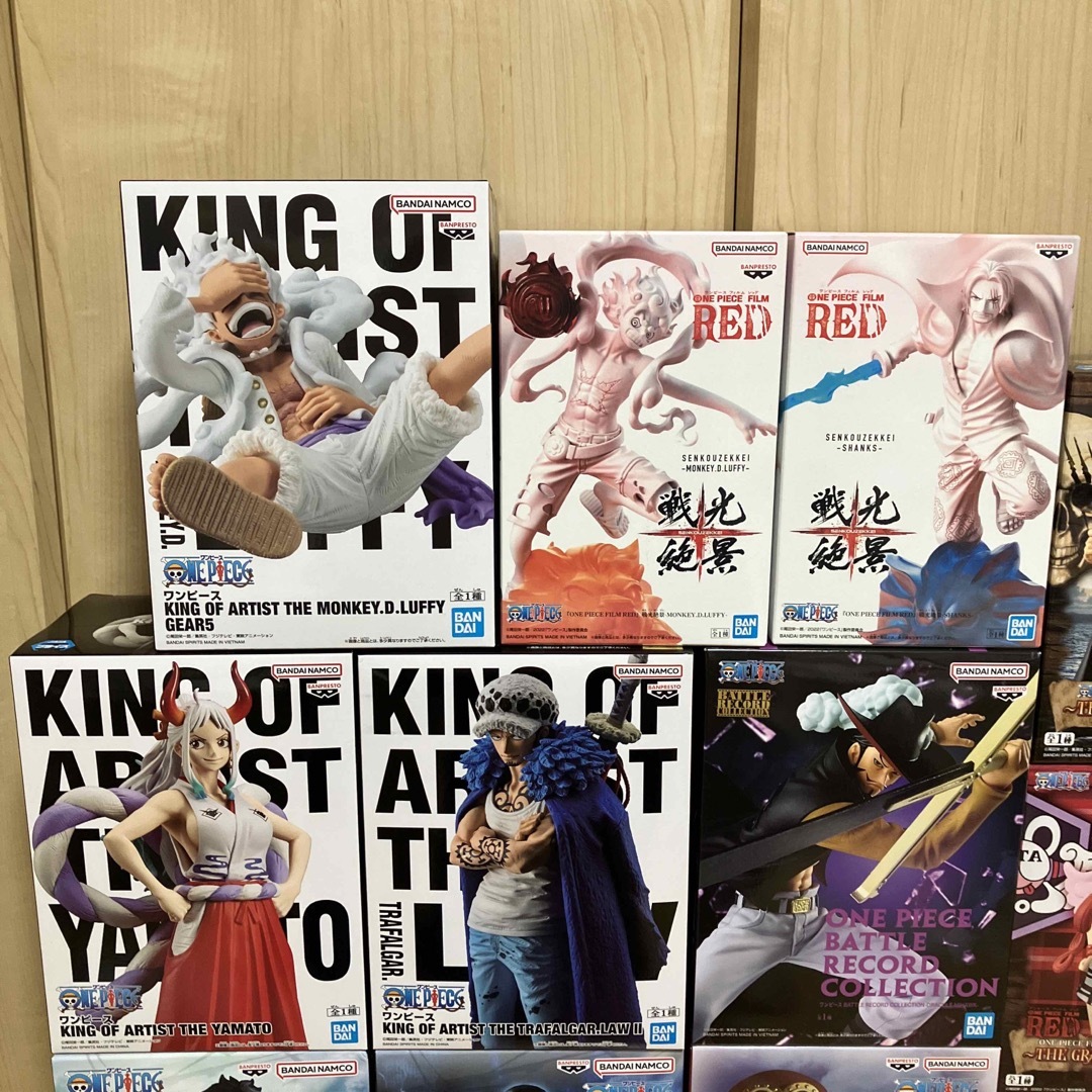 ONE PIECE(ワンピース)のワンピース　フィギュア　まとめ売り　ニカ　KING OF ARTIST 出航 エンタメ/ホビーのフィギュア(アニメ/ゲーム)の商品写真