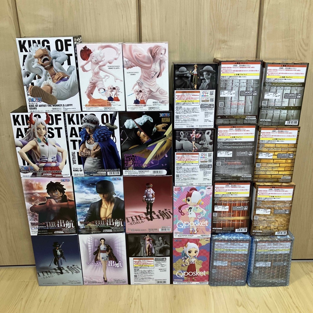 ONE PIECE(ワンピース)のワンピース　フィギュア　まとめ売り　ニカ　KING OF ARTIST 出航 エンタメ/ホビーのフィギュア(アニメ/ゲーム)の商品写真