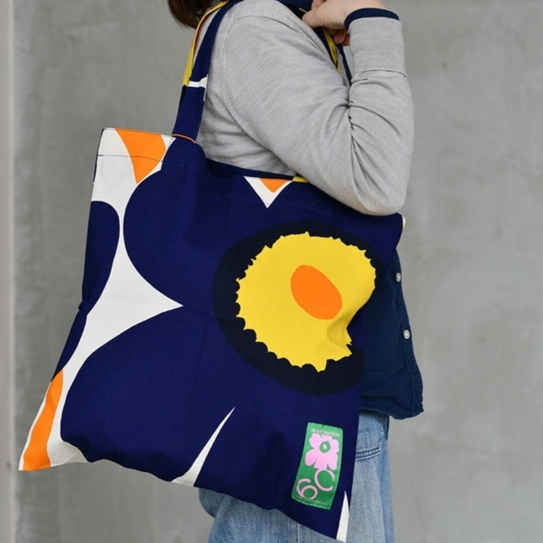 marimekko(マリメッコ)の★新品未開封★ marimekko Unikko 60th ファブリックバッグ レディースのバッグ(トートバッグ)の商品写真