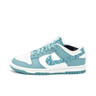 ナイキ(NIKE)のナイキ NIKE ■ 【 WMNS DUNK LOW ESS Blue Paisley DH4401 101 】ウィメンズ ダンク ロー ブルー ペイズリー スニーカー　f21713(スニーカー)