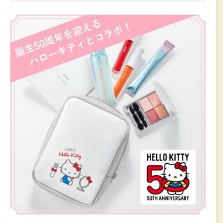 ハローキティ(ハローキティ)のORBIS　×　HELLO KITTY　縦型メイクポーチ(ポーチ)