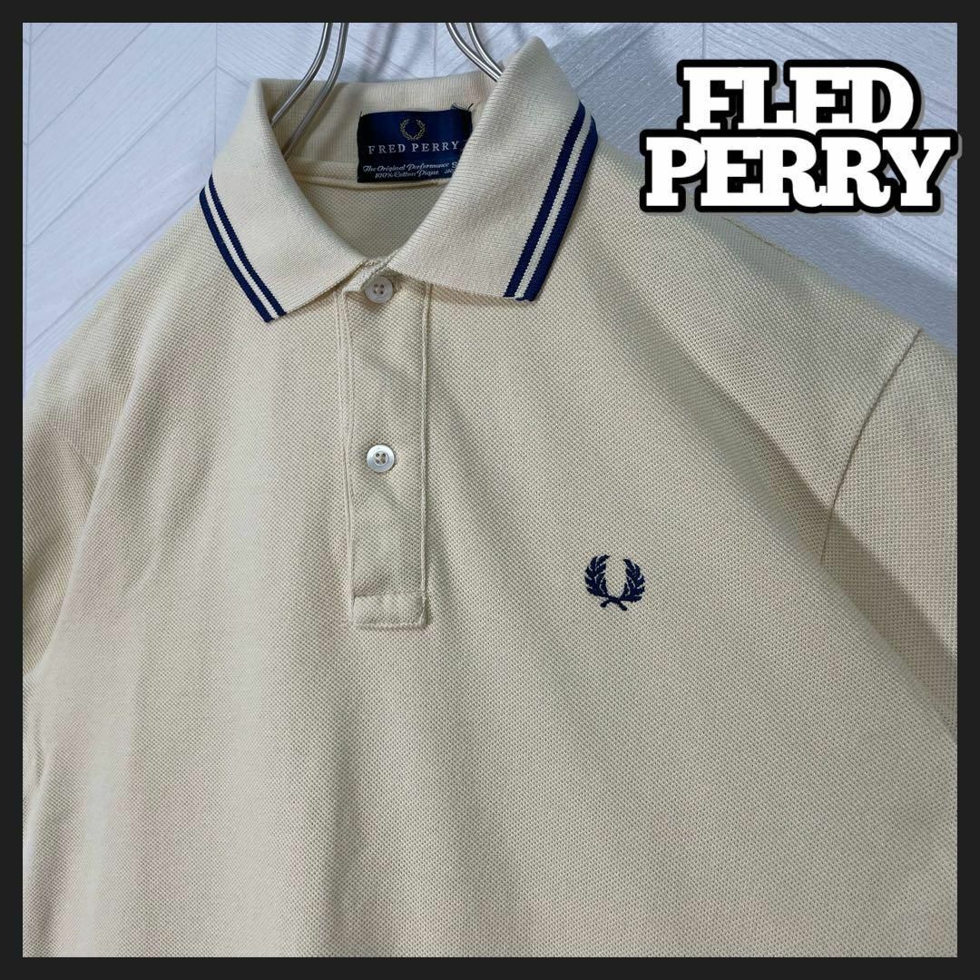 FRED PERRY - 美品 フレッドペリー ポロシャツ 半袖 M12 ライン 刺繍 FRED PERRY - 美品 フレッドペリー ポロシャツ 半袖 M12 ライン 刺繍
