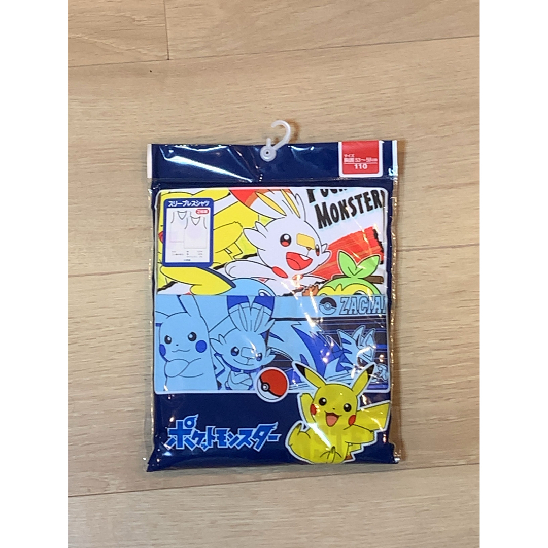 ポケモン　ノースリーブレスシャツ キッズ/ベビー/マタニティのキッズ服男の子用(90cm~)(下着)の商品写真