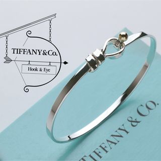 Tiffany & Co. - 極美品 TIFFANY ティファニー フック&アイ 925 750 バングル