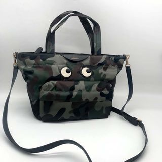 アニヤハインドマーチ(ANYA HINDMARCH)のアニヤハインドマーチ　ナイロン2WAY　ショルダーバッグ　カバン迷彩(ショルダーバッグ)