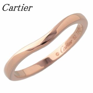 カルティエ(Cartier)のカルティエ バレリーナ ウェディング リング カーブ #52 AU750PG 新品仕上げ済 Cartier【16570】(リング(指輪))