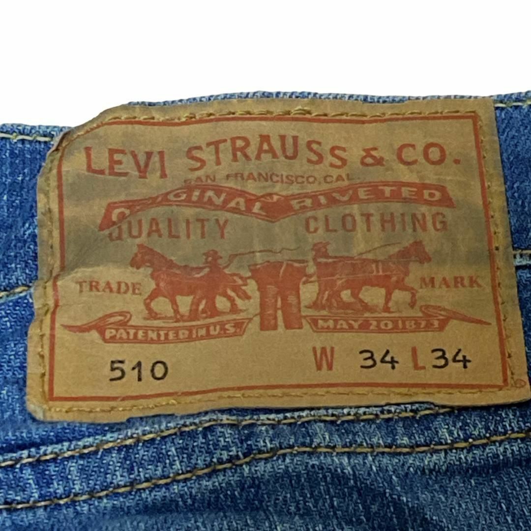 Levi's(リーバイス)のリーバイス510 デニム ジーンズ W34 スキニー テーパード c18 メンズのパンツ(デニム/ジーンズ)の商品写真