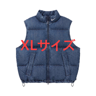 シュプリーム(Supreme)のSupreme Nike Denim Puffer Vest  (ダウンジャケット)