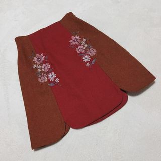 【JILL STUART】ジルスチュアート（S）ミニスカート 刺繍 バイカラー