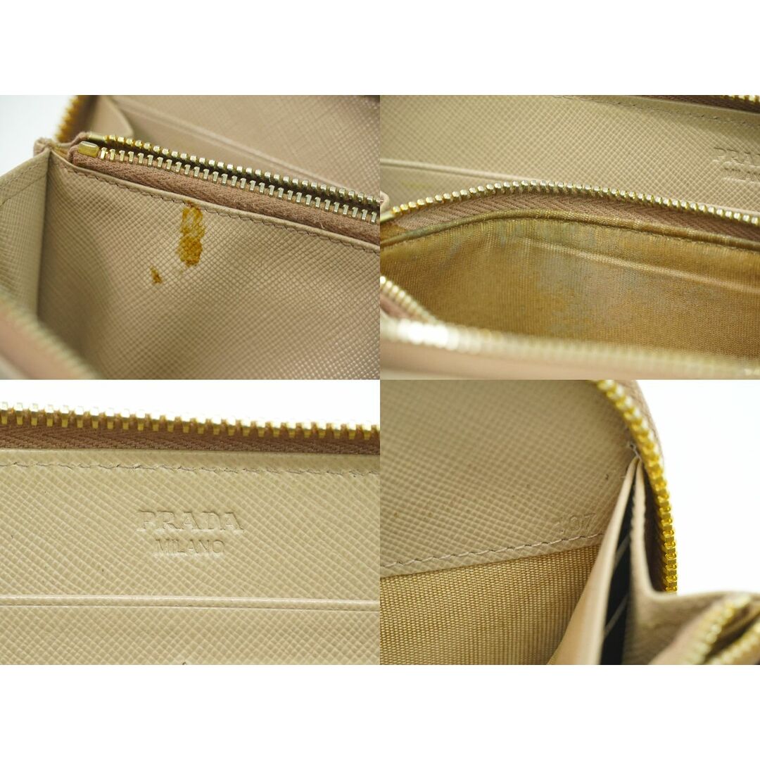 PRADA - 本物 プラダ PRADA サフィアーノ レザー ラウンド PRADA - 本物 プラダ PRADA サフィアーノ レザー ラウンド