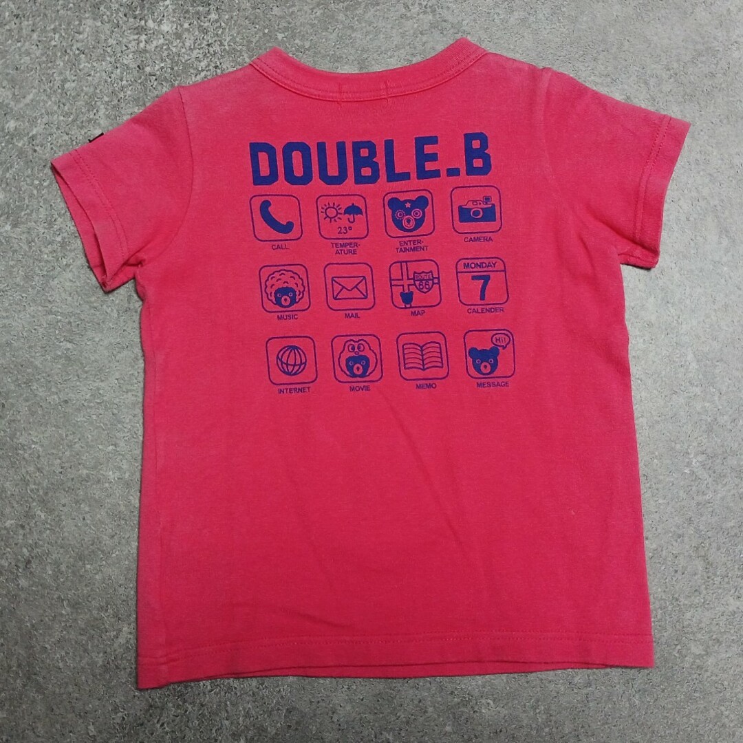 DOUBLE.B(ダブルビー)のMIKIHOUSE ダブルビー 半袖Tシャツ キッズ/ベビー/マタニティのベビー服(~85cm)(Ｔシャツ)の商品写真