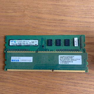 2GB 1Rx8 PC3 - 10600U - 09-11-A1 2GB 2枚(PCパーツ)