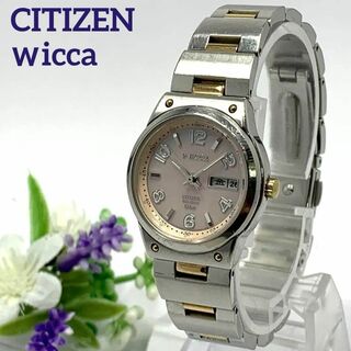 シチズン(CITIZEN)の940 稼働品 CITIZEN Wicca レディース 腕時計 日付 ソーラー(腕時計)