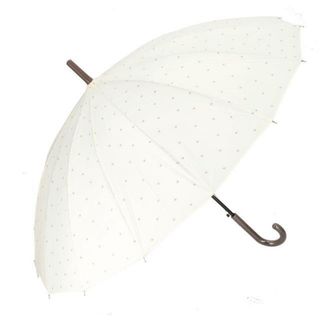 amusant sous la pluie 55cm 16本骨 長傘 UVプロテクション(傘)