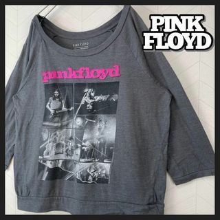 ミュージックティー(MUSIC TEE)の2012年 PINK FLOYD Tシャツ 7分袖 レディース バンT US古着(Tシャツ(長袖/七分))