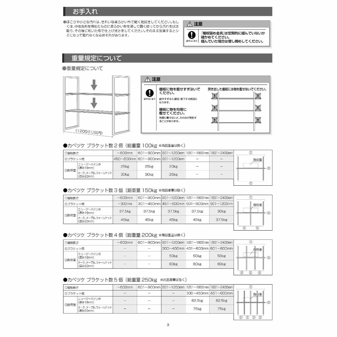 【色: ブラック】ウッドワン 棚柱用カナモノ カベツケ ブラック [高さ638m インテリア/住まい/日用品の収納家具(その他)の商品写真