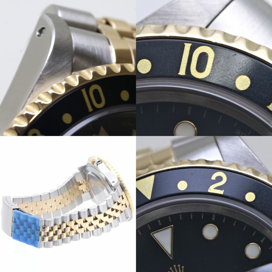 ROLEX(ロレックス)のROLEX ロレックス GMTマスター2 16713 ジュビリーブレス【磨き済】K18YG イエローゴールド xステンレススチール  メンズ /39407【中古】【腕時計】 メンズの時計(腕時計(アナログ))の商品写真