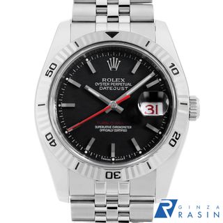 ロレックス(ROLEX)のロレックス ターノグラフ 116264 ブラック 5列 ジュビリーブレス Z番 メンズ 中古 腕時計(腕時計(アナログ))