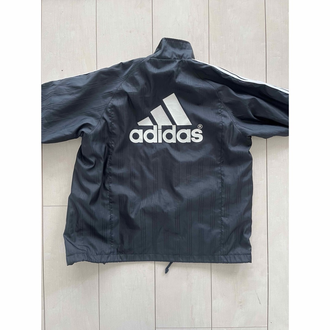 adidas(アディダス)のadidas アディダス　ブルゾン　パーカー 130 中フリース キッズ/ベビー/マタニティのキッズ服男の子用(90cm~)(ジャケット/上着)の商品写真