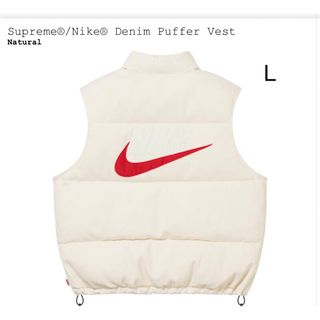 シュプリーム(Supreme)のSupreme x Nike Denim Puffer Vest (ダウンベスト)