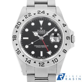 ロレックス(ROLEX)のロレックス エクスプローラーII 16570 ブラック Y番 メンズ 中古 腕時計(腕時計(アナログ))