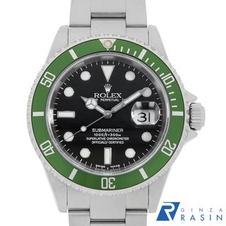 ロレックス(ROLEX)のロレックス サブマリーナ デイト 16610LV ブラック ファット4 ビッグスイス(ワイドスイス) Y番 メンズ 中古 腕時計(腕時計(アナログ))