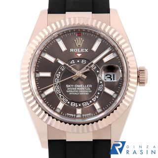 ロレックス(ROLEX)のロレックス スカイドゥエラー 336235 チョコレートブラウン ランダム番 メンズ 中古 腕時計(腕時計(アナログ))