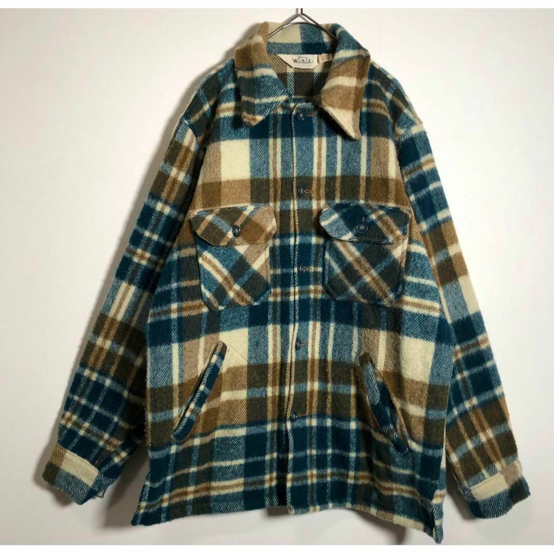 WOOLRICH(ウールリッチ)のWOOL RICH ウールリッチ　長袖　70s ウール　ネルシャツ メンズのトップス(Tシャツ/カットソー(七分/長袖))の商品写真