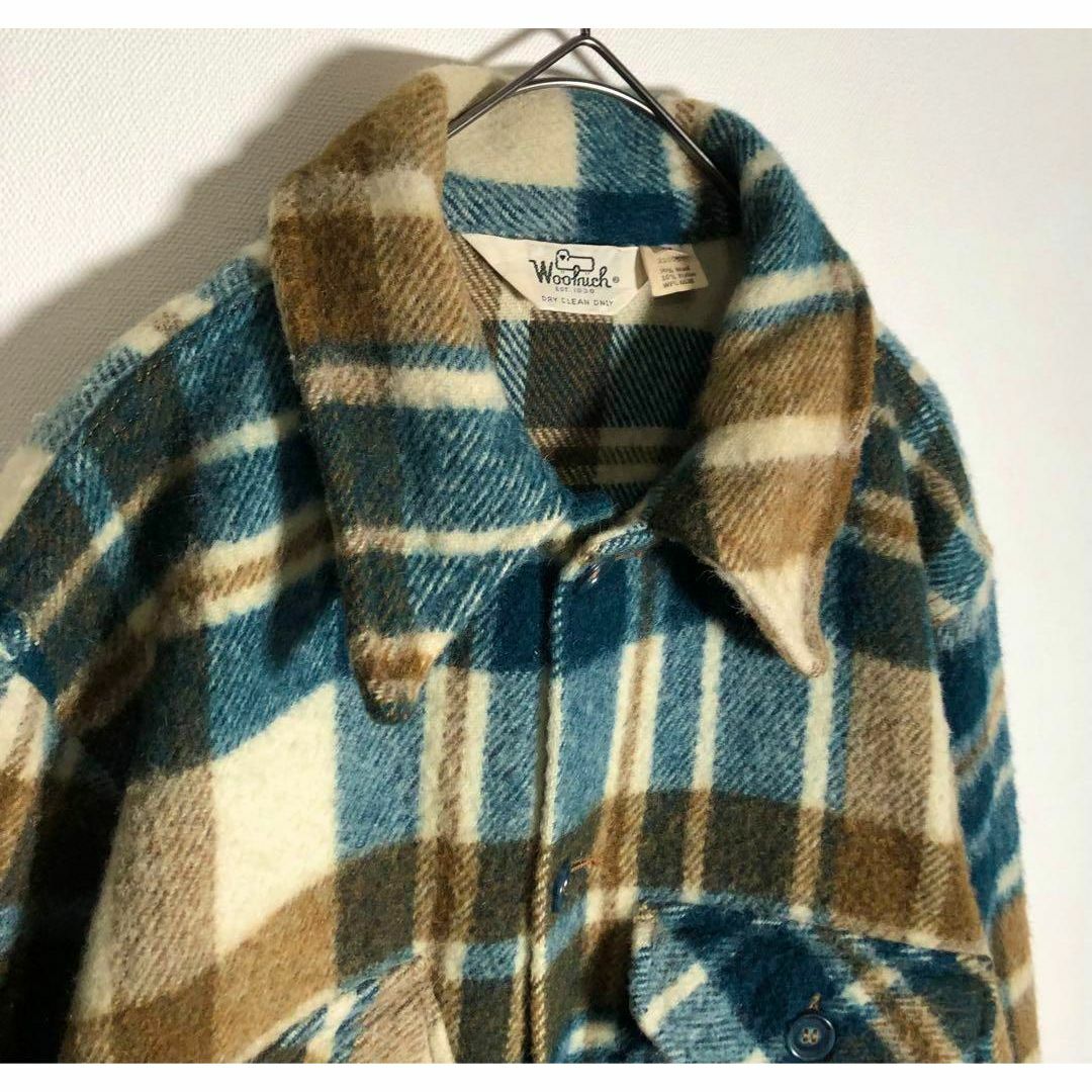 WOOLRICH(ウールリッチ)のWOOL RICH ウールリッチ　長袖　70s ウール　ネルシャツ メンズのトップス(Tシャツ/カットソー(七分/長袖))の商品写真