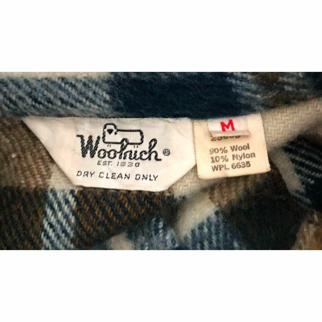 WOOLRICH(ウールリッチ)のWOOL RICH ウールリッチ　長袖　70s ウール　ネルシャツ メンズのトップス(Tシャツ/カットソー(七分/長袖))の商品写真