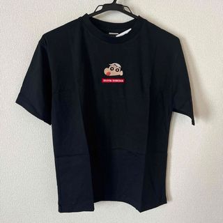 クレヨンシンチャン(クレヨンしんちゃん)の新品タグ付●クレヨンしんちゃん　Tシャツ　ブラック(Tシャツ(半袖/袖なし))