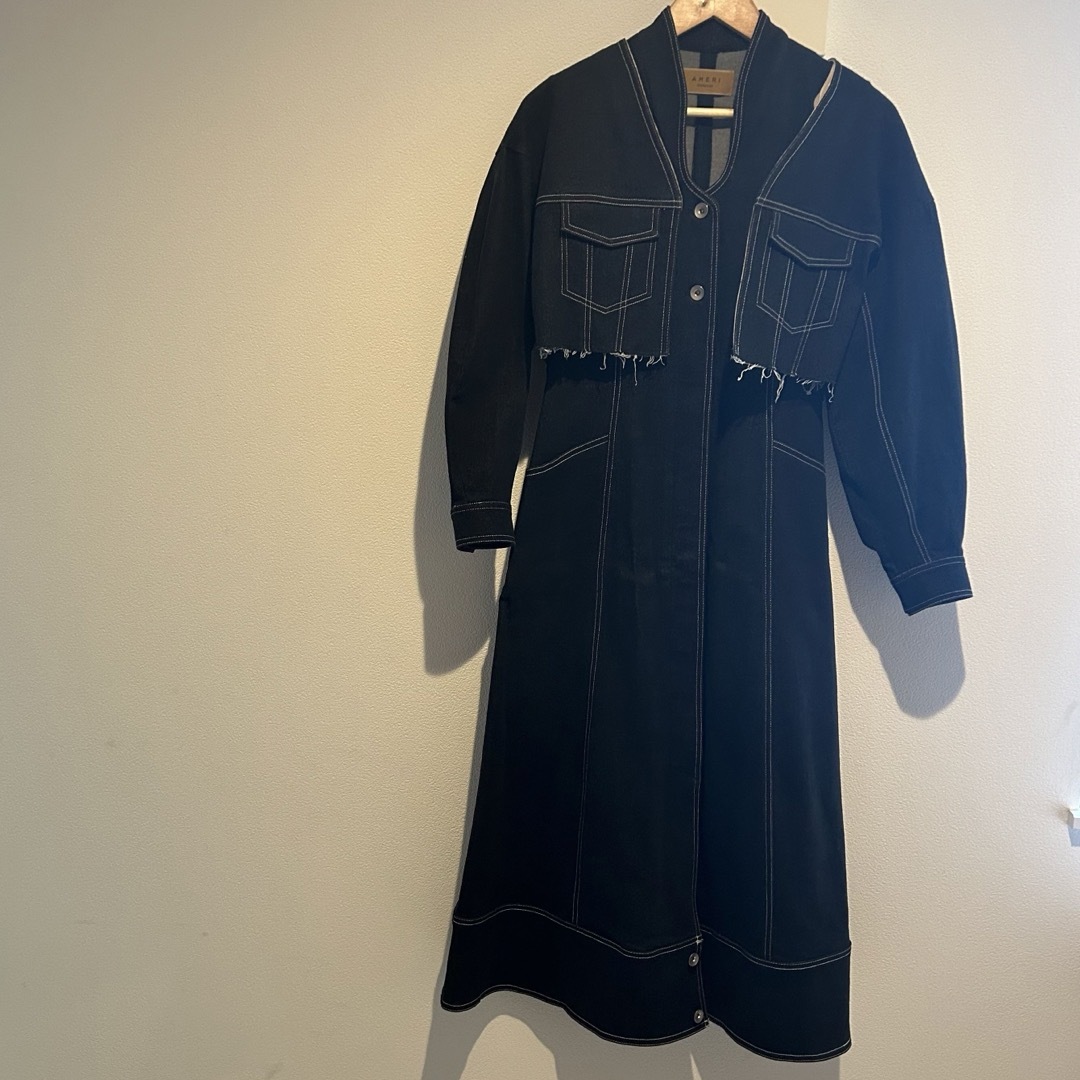 Ameri VINTAGE(アメリヴィンテージ)のAmeri vintage UND 3WAY denim dress｜Sサイズ レディースのワンピース(その他)の商品写真