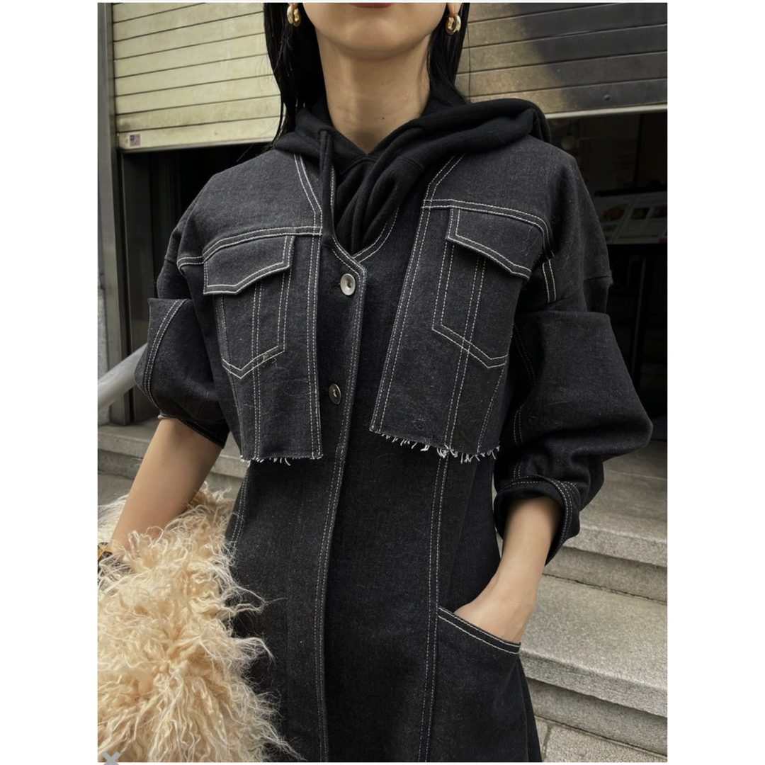 Ameri VINTAGE(アメリヴィンテージ)のAmeri vintage UND 3WAY denim dress｜Sサイズ レディースのワンピース(その他)の商品写真