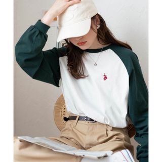 ユーエスポロアッスン(U.S. POLO ASSN.)のお値下げ♡U.S.POLO ASSN.　だぼそでカラーロンT(Tシャツ(長袖/七分))