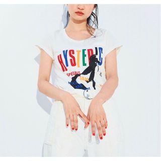 ヒステリックグラマー(HYSTERIC GLAMOUR)のヒステリックグラマー 半袖 Tシャツ ヒスガール カットソー フリーサイズ(Tシャツ(半袖/袖なし))