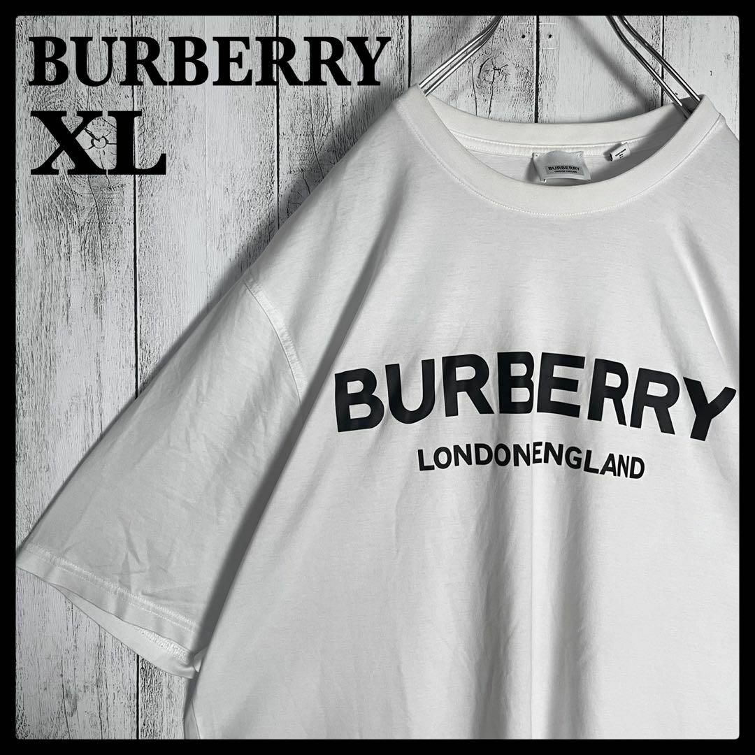 BURBERRY(バーバリー)の【希少XLサイズ】バーバリー☆ビッグロゴ入りTシャツ ロンドン イングランド メンズのトップス(Tシャツ/カットソー(半袖/袖なし))の商品写真