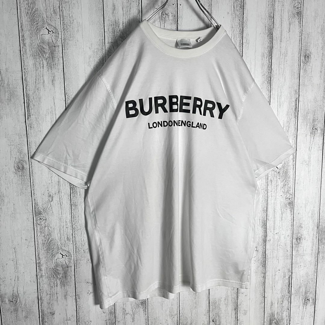 BURBERRY(バーバリー)の【希少XLサイズ】バーバリー☆ビッグロゴ入りTシャツ ロンドン イングランド メンズのトップス(Tシャツ/カットソー(半袖/袖なし))の商品写真