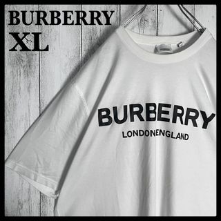 バーバリー(BURBERRY)の【希少XLサイズ】バーバリー☆ビッグロゴ入りTシャツ ロンドン イングランド(Tシャツ/カットソー(半袖/袖なし))