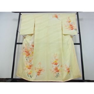 平和屋川間店■訪問着　枝梅文　暈し染め　洗える着物　du0988(着物)