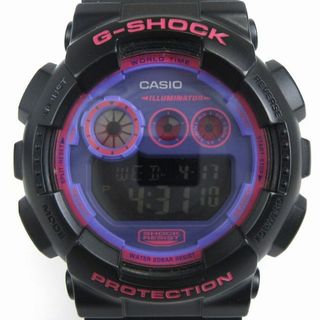 ジーショック(G-SHOCK)のカシオジーショック 腕時計 GD-120N-1B4JF 黒 紫 ■SM1(腕時計(デジタル))